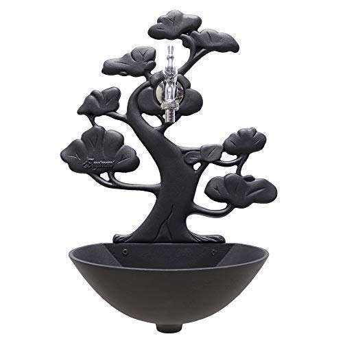 Fontana A Muro In Ghisa Grigio - Con Rubinetto Ottone Cromato - Per Giardino O Casa - Foto 2