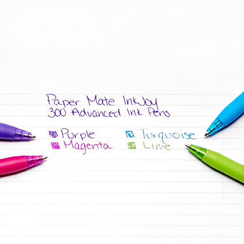 Image of Paper Mate InkJoy 300RT Retractable Ballpoint Pens, Medium Point, Assorted, 4 Pack (1945906)