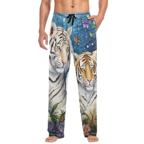 Men's Funny Frogs Printed Pajama Pant with Pocket S H020236