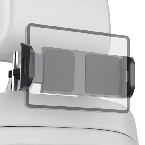 Ansolu Soporte Tablet Coche reposacabezas Nuevo diseño Ajustable rotacion 360º instalacion facil...