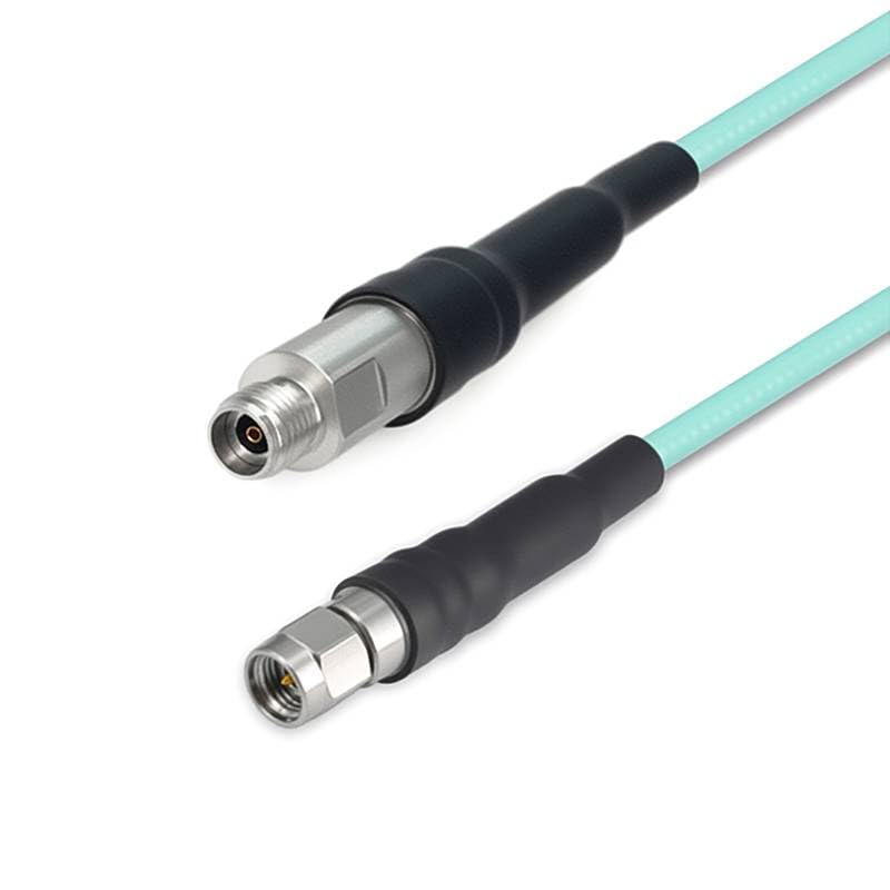 2.92mm RF Cable Assembly, Male to Female Connector, 40GHz Flexible Coax (500 mm)