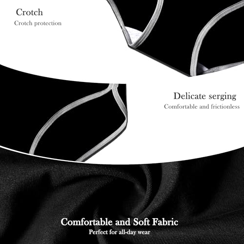 CAILECOTTON Womens Underwear Cotton Briefs for Women Plus Size Panties for Women Pack 2/54