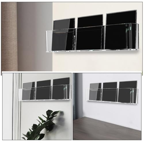 Étagère Vinyles et CD en Acrylique Blanc Décorative et Robuste - 5