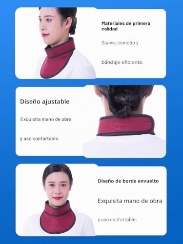 Delantal de Plomo Alivia Carga en Hombros con Protector de Tiroides TC 3