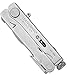 LEATHERMAN, Crunch Multitool with Folding Locking Pliers and Pin Vise, Stainless Steel with Leather Sheath