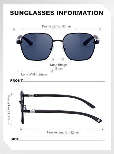 Image of Classic Men's Sunglasses Fashion with Wooden Frame Shades UV Protection Lens(2A670)