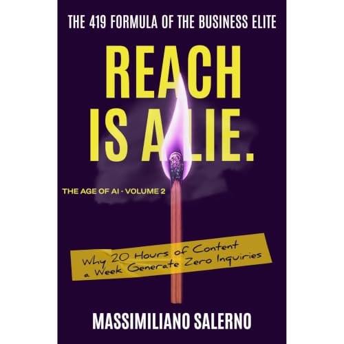 REACH IS A LIE Audiolibro Por Massimiliano Salerno arte de portada