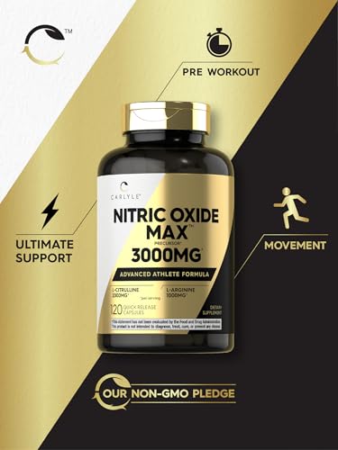 Carlyle CL15811 Nitric Oxide Supplement 3000Mg thumb #4