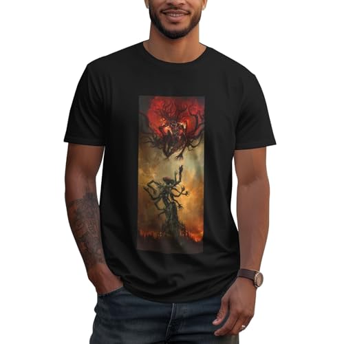 Youth Dads Crew Neck T Shirt Short Sleeve Clothing for Blood borne Tshirts,Breathable tee
