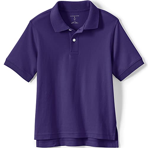 Image of Lands' End School Uniform Kids Short Sleeve Interlock Polo Shirt