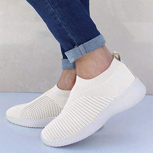 Walking Shoes Women Casual Sock Sneakers Comfy Breathable Slip on Sneakers Lightweight Casual Sports Work Shoes2