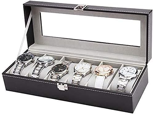 Chtom 収納ボックスウォッチディスプレイオーガナイザー、ウォッチ