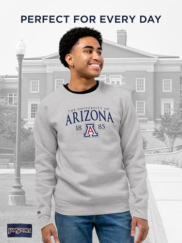 JanSport NCAA Officially Licensed Rival Crew Sweatshirt, Long Sleeve Graphic Pullover for Men & Women, Cotton-Polyester Blend Featuring Collegiate Design & Easy-On Style for Game Days, or Travel - image 2