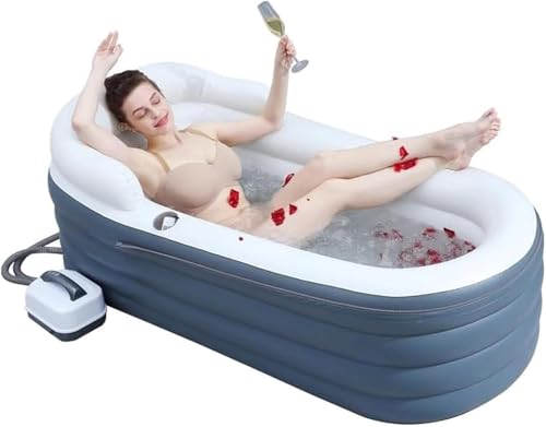 Tapis de bain antidérapant gonflable et machine de bain moussant avec télécommande sans fil