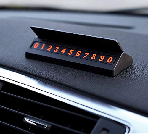 Señal de parada temporal para coche soluciona problemas de doble fila con tarjeta negra 3