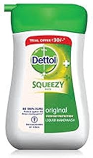 DETTOL SQUEEZY PACK LIQUID HANDWASH (100 WASHES100 ML