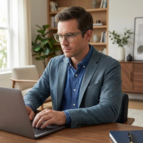 Image of Dollger Blue Light Blocking Glasses For Woman Men Square Rectangle Computer BlueLight Glasses Non-Prescription Glasses