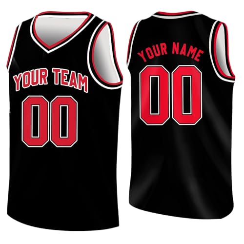 Generisch Benutzerdefiniertes Basketball-Trikot für Männer Jungen Kinder,...