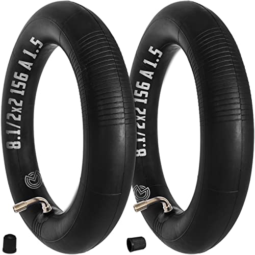 MOOVMOOV - Chambres à air 8 1/2x2-156 Valve coudée 110/90 - Pour Trottinette Dualtron Mini - Speedway Leger - Kugoo KuKirin G2 Pro - Chambre à air 8.5x2 pouces pour Pneu gonflable : 28052262 Cover