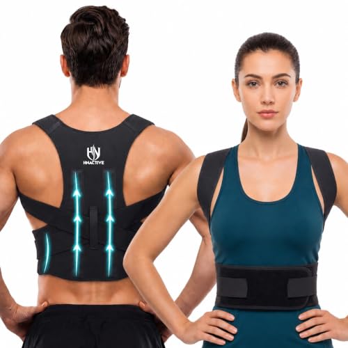 Image of Posture Corrector Belt For Men And Women Breathable Neoprene Back Support Belt Adjustable Back Straight Belt Shoulder And Clavicle Support For Daily Posture Correction