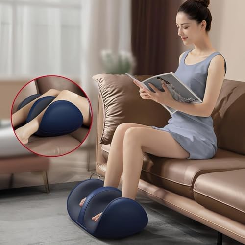 Image of KIMEE Foot Massager Machine with Heat, Foot and Calf Massager,Delivers Relief for Tired Muscles and Plantar,Deep Tissue Massager, Pain Relief, Promotes Blood Women Restores knee