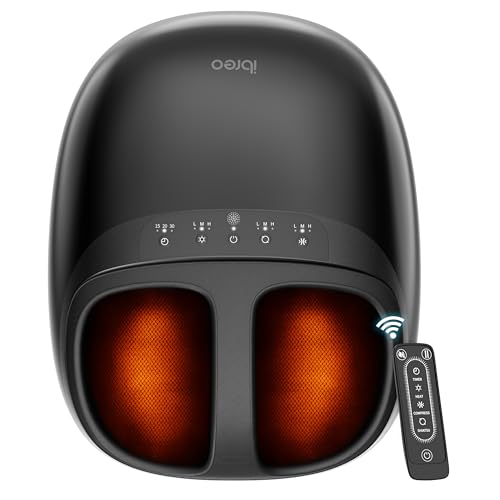 Shiatsu Foot Massager for Foot Neuropathy, Plantar Fasciitis, Pain Relief, Tired Relaxation, with...