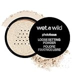 wet n wild Photo Focus Loose Baking Setting Powder, Highlighter Makeup, Fair to Medium & Tan Skin Tones, Translucent