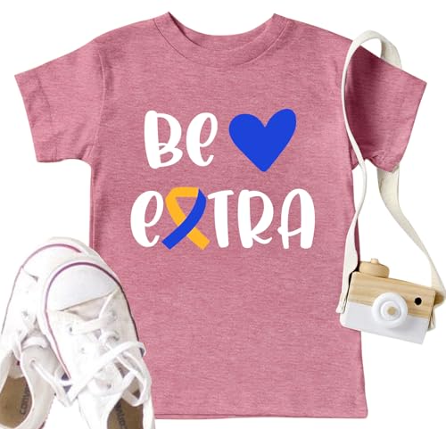 Image of Down Syndrome Awareness Shirts for Toddlers Boys Girls: World Down Syndrome Day Shirt Kids National Down Syndrome Gifts