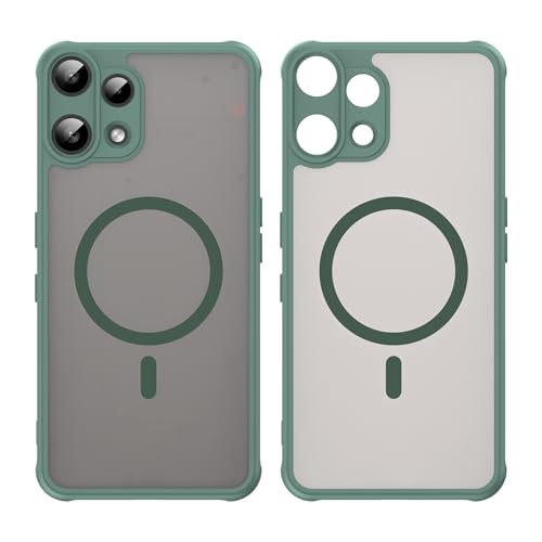 Image of Compatible with Nothing Phone3A Lite Case Cover,Compatible with MagSafe,Anti-Fall,Compatible with Nothing Phone (3a) Lite 5G A001T Cell Protective Phone Case Green