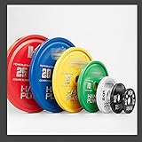 XUSHI Tablero de Mancuernas Competitivo Powerlifting Barbell Board Levantamiento de Pesas Tablero de contrapeso Adecuado for Gimnasio (tamaño : 20KG)