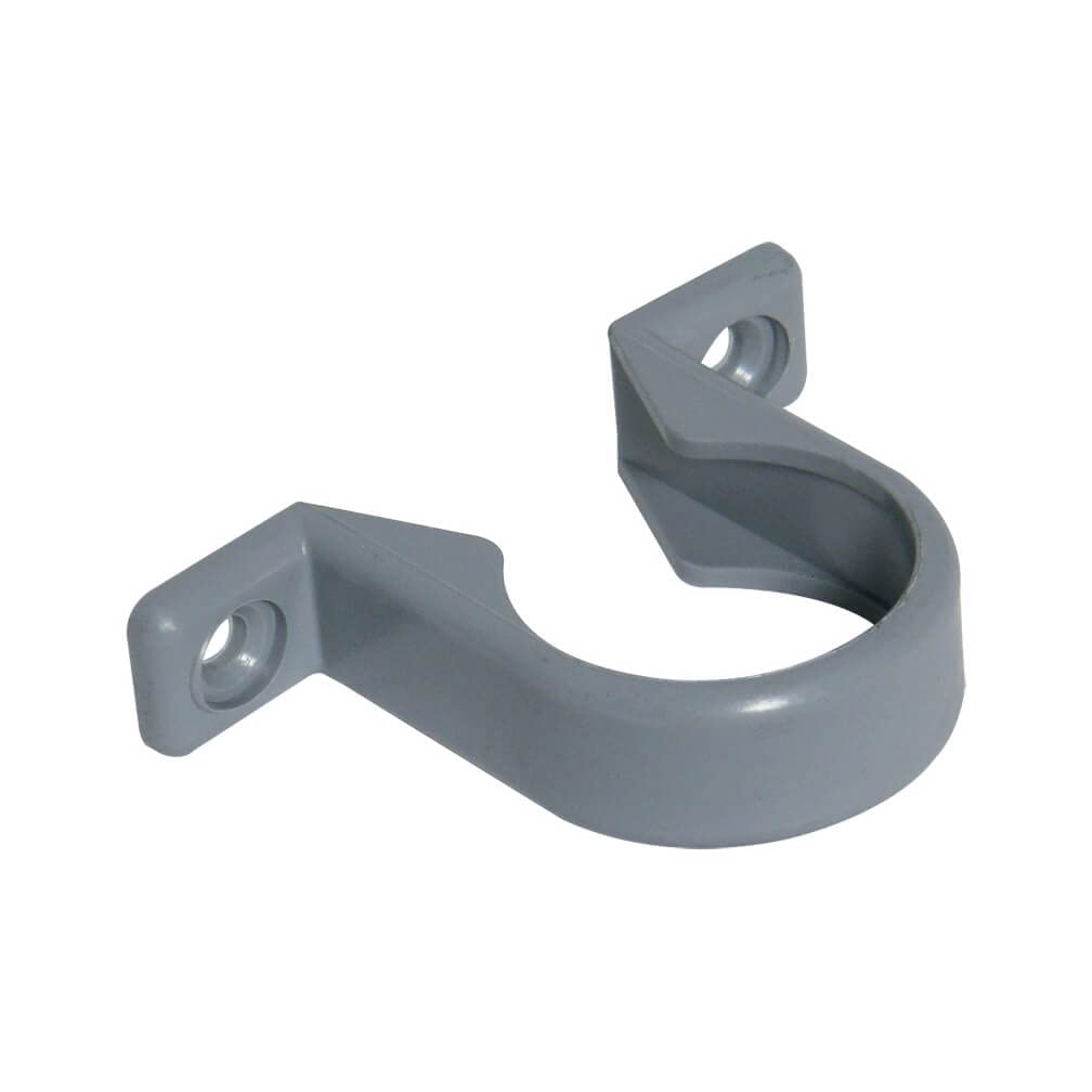 Floplast Push Fit Waste Pipe Clip 32mm Grey from B&Q