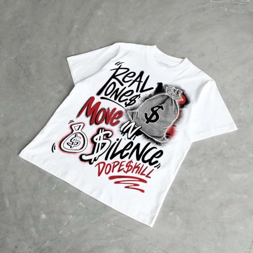 Image of DopeSkill Graphic Tee Streetwear Hip Hop Hypebeast Unisex T-Shirt Sneaker Colour Matching Shirts Inspired Motivation Quotes