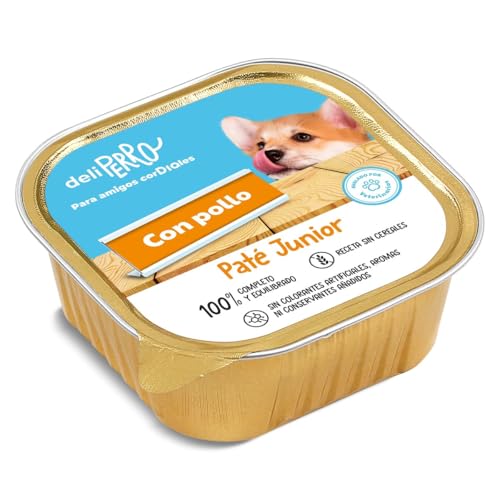 DIA DELIPERRO paté para Perros Cachorros con Pollo tarrina 300 gr