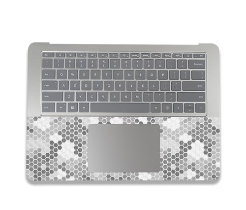 Image of MightySkins Carbon Fiber Skin Compatible with Microsoft Surface Laptop Studio 2 (2023) Full Wrap Kit - Camo Hexadots | Protective, Durable Textured Carbon Fiber Finish | Made in The USA