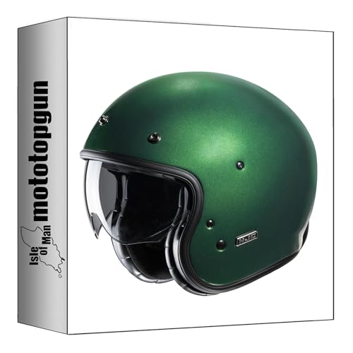 Casque jet HJC V31 vert pour vos balades estivales