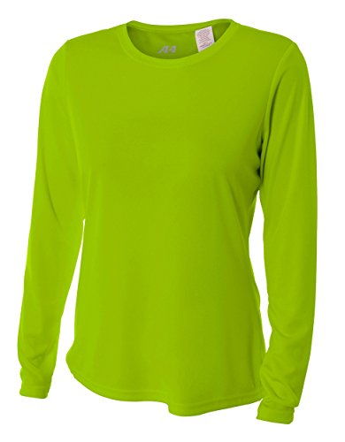 A4 Cooling Performance Shirt – Moisture Wicking, Odor Resistant Interlock Polyester Crew