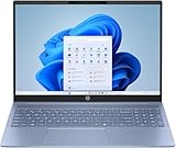 HP OmniBook 5 40,6 cm (16 Zoll) OLED Laptop (AMD Ryzen AI 7 350 Prozessor, 32 GB RAM, 1 TB SSD, AMD Radeon 860M, Windows 11 Home), Blau, spanische QWERTY-Tastatur