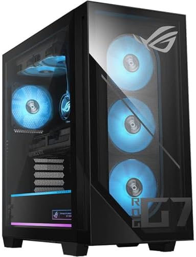 ASUS ROG G700 (2026) Gaming Desktop PC, Intel® Core™ Ultra 7 265KF Processor, NVIDIA® GeForce RTX™ 5070Ti, 1TB M.2 NVMe™ PCIe® 4 SSD, 32GB DDR5 RAM, Windows 11 Home, G700TF-PB776Ti