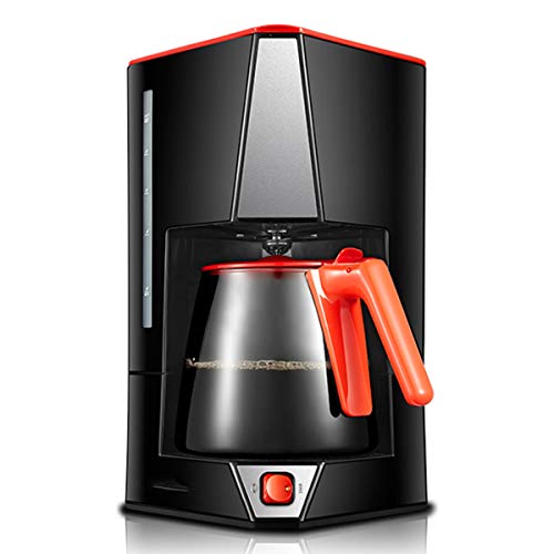 LTLWSH Filter Coffee Machine, Drip Coffee Makers with 1.5L Glass Jug Detachable Filter Coffee Machine Anti-Drip Design Keep Warm 600W