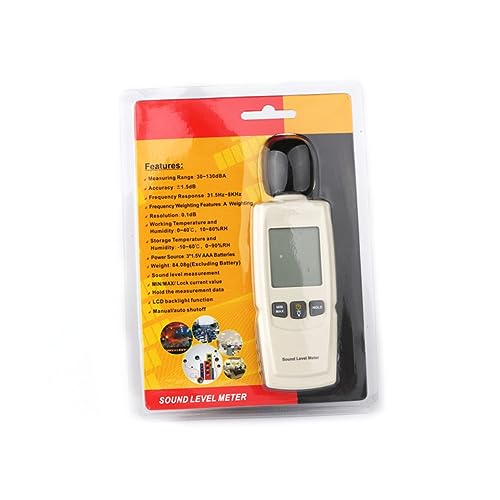 Sonomètre numérique portable avec écran LCD et alerte de dépassement - 3