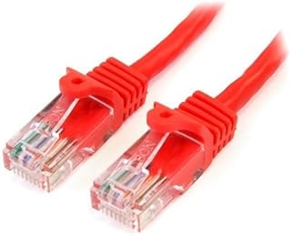 Startech 6ft Red Cat5e Snagless Utp Patch Cable