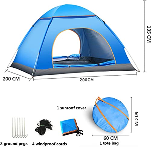 Campismo, Outdoors casa campaña ozark trail 4 personas Marca GLURIZ (2)