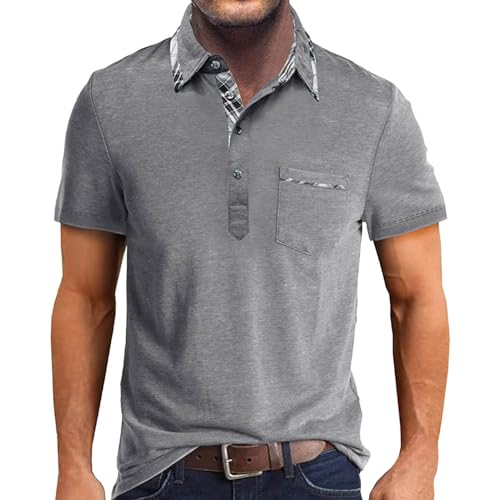 Polo respirant séchage rapide en tissu stretch pour homme actif