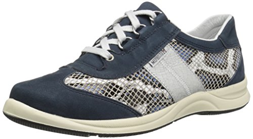 Mephisto Women's Laser Oxford, Navy Bucksoft/Denim Boa/Silver Ice, 6.5 M US