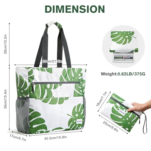 Image of G4Free Beach Bag, Waterproof Sandproof Beach Tote Bag, Large Capacity Foldable for Women