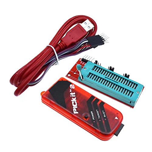Reland Sun PICKIT2/3/3.5 Programador PIC ICD2 PICKit 2 Programación Adaptador Universal Programador Asiento (Kit 2+socket)