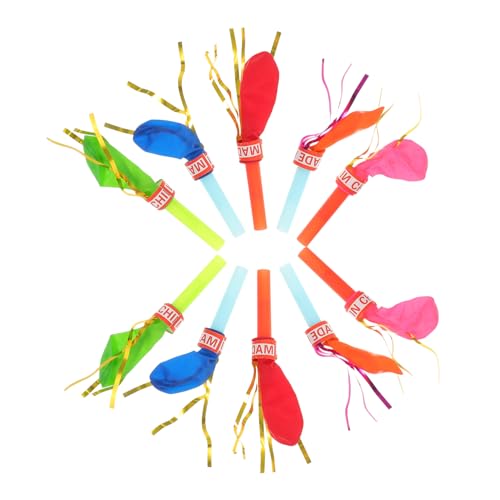 YARNOW 100Pcs Birthday Blowouts Party Whistles Musical Noisemakers for Reusable Fun Party Supplies for Celebrations Birthdays and Events