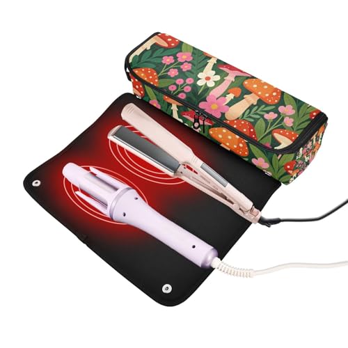 Bolsa de Viaje 2 en 1 para Herramientas de Cabello con Alfombrilla Resistente al Calor miniatura 2