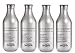 Produktbild 4er Loreal Professional Magnesium Silver Shampoo Serie Expert gegen Silber Stich 300 ml