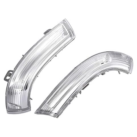 Rétroviseur Paire de clignotants clignotants Lentille LED Ampoule Gauche Droite Cover